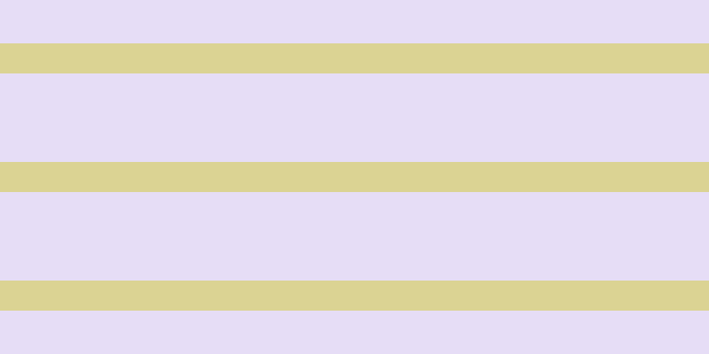 #cfbdf0 (50%), #dbd393 horizontal lines, thirty-four pixels wide, one hundred pixels apart