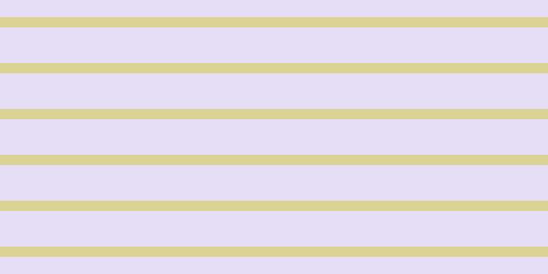 #cfbdf0 (50%), #dbd393 horizontal lines, fifteen pixels wide, fifty-two pixels apart