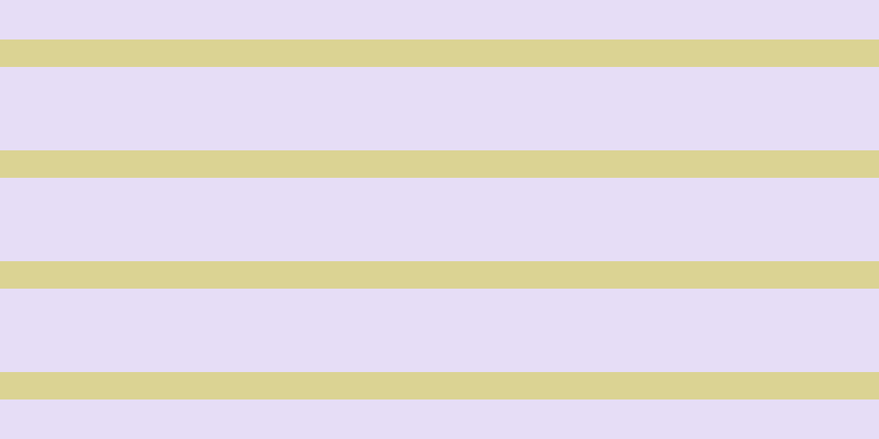 #cfbdf0 (50%), #dbd393 horizontal lines, twenty-five pixels wide, seventy-six pixels apart