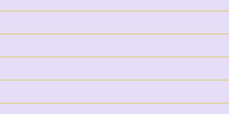 #cfbdf0 (50%), #dbd393 horizontal lines, four pixels wide, seventy-seven pixels apart