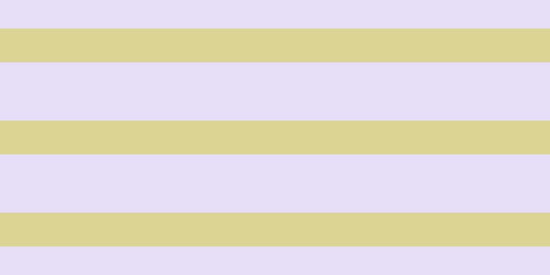 #cfbdf0 (50%), #dbd393 horizontal lines, forty-nine pixels wide, eighty-five pixels apart