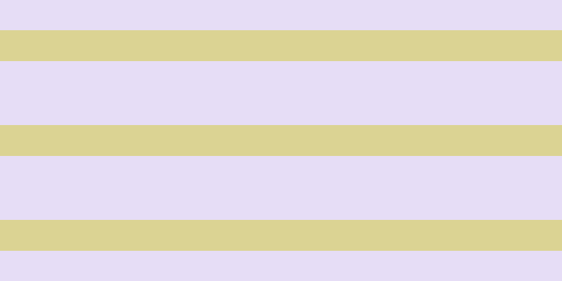 #cfbdf0 (50%), #dbd393 horizontal lines, forty-four pixels wide, ninety-one pixels apart