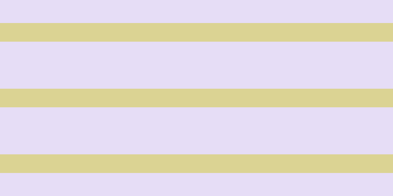 #cfbdf0 (50%), #dbd393 horizontal lines, thirty-eight pixels wide, ninety-six pixels apart