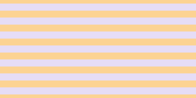 #cfbdf0 (50%), #fcd393 horizontal lines, twenty-eight pixels wide, twenty-nine pixels apart