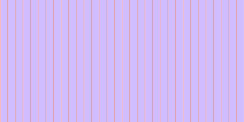 #cfbdff, #eba393 vertical lines, two pixels wide, twenty-three pixels apart