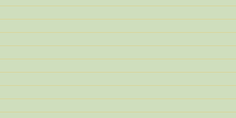 #cfdebd, #dbd393 horizontal lines, two pixels wide, forty-three pixels apart