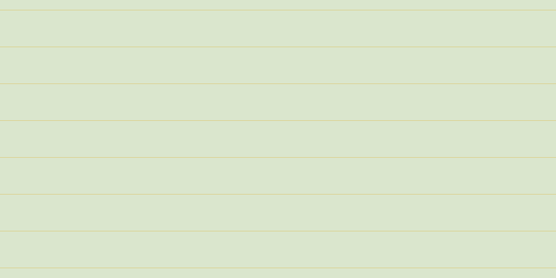 #cfdebd (75%), #dbd393 horizontal lines, one pixels wide, fifty-two pixels apart