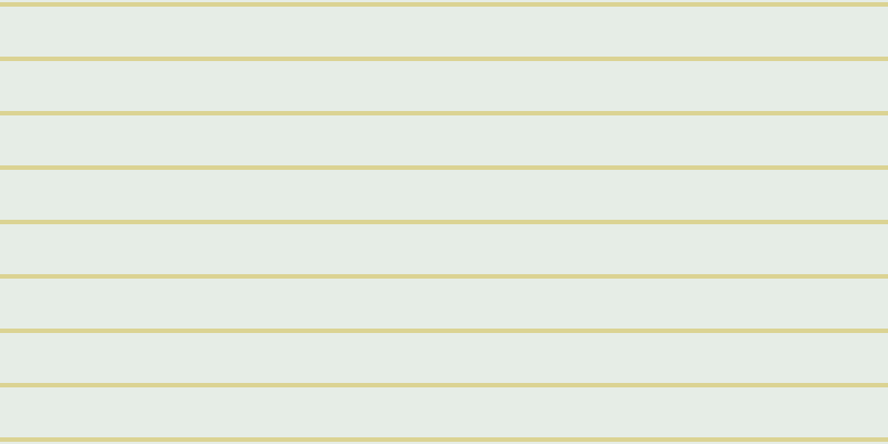 #cfdecf (50%), #dbd393 horizontal lines, four pixels wide, forty-five pixels apart