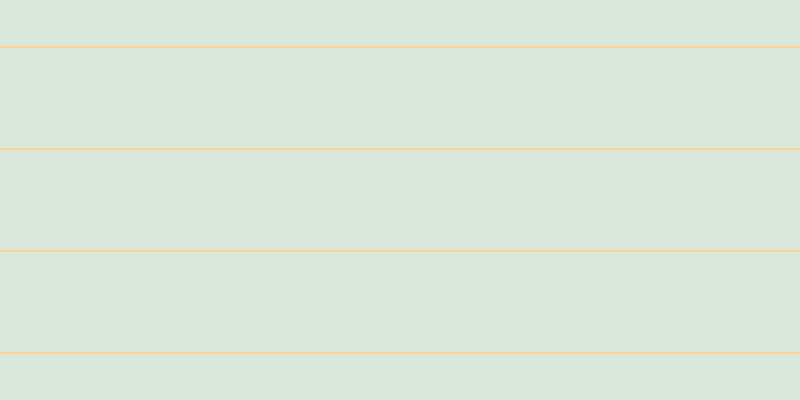 #cfdecf (75%), #fcd393 horizontal lines, two pixels wide, one hundred pixels apart