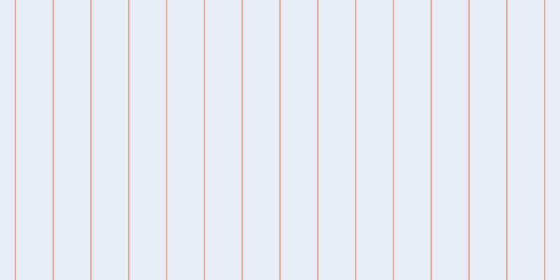 #cfdef0 (50%), #eba393 vertical lines, two pixels wide, fifty-two pixels apart
