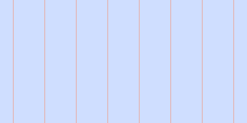 #cfdeff, #eba393 vertical lines, two pixels wide, one hundred pixels apart
