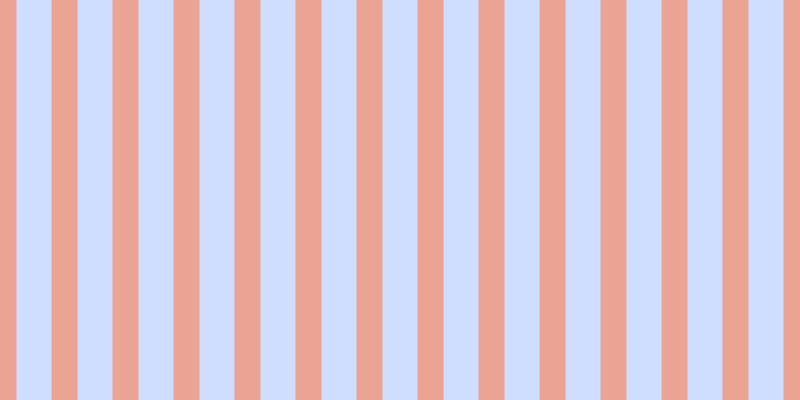 #cfdeff, #eba393 vertical lines, twenty-six pixels wide, thirty-five pixels apart