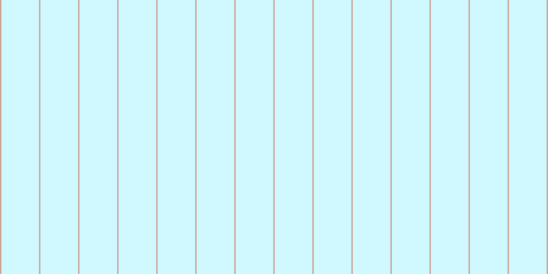 #cff8ff, #caa393 vertical lines, two pixels wide, fifty-five pixels apart