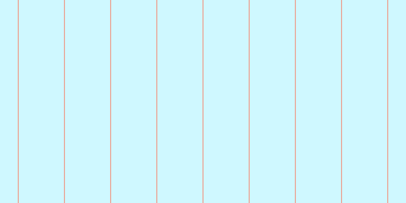 #cff8ff, #eba393 vertical lines, two pixels wide, eighty-nine pixels apart