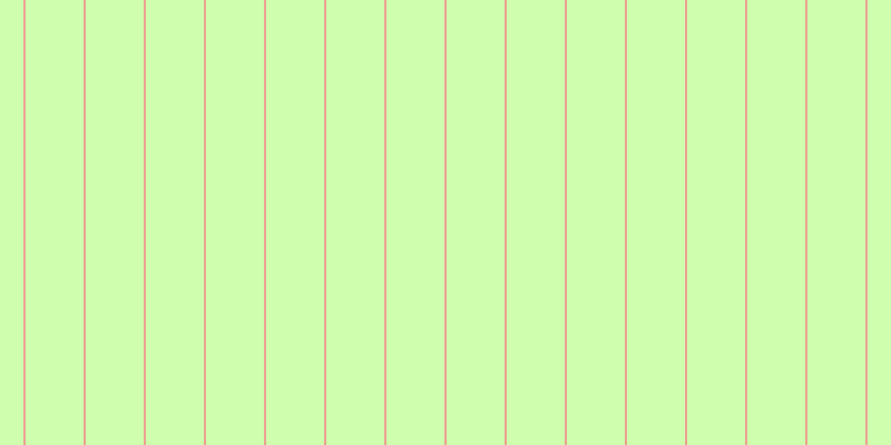 #cfffae, #eba393 vertical lines, two pixels wide, fifty-two pixels apart