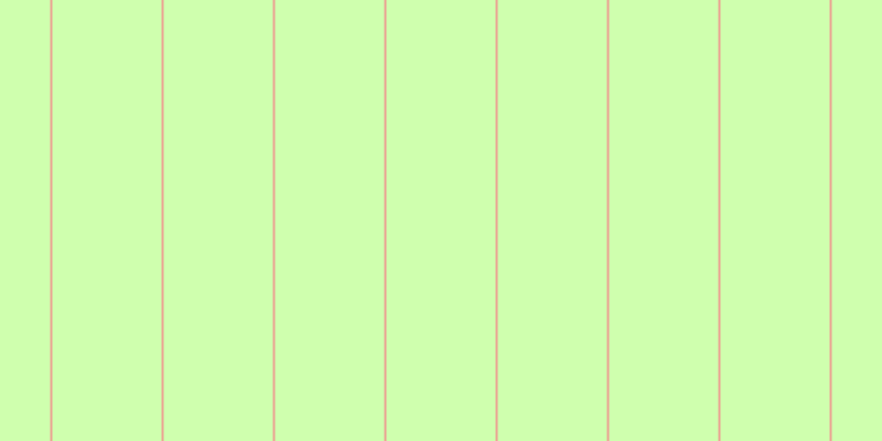 #cfffae, #eba393 vertical lines, two pixels wide, ninety-nine pixels apart