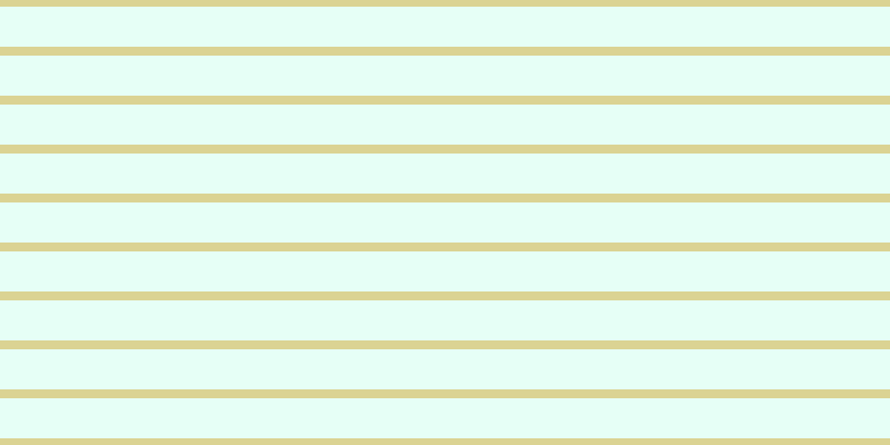 #cffff0 (50%), #dbd393 horizontal lines, eight pixels wide, thirty-six pixels apart