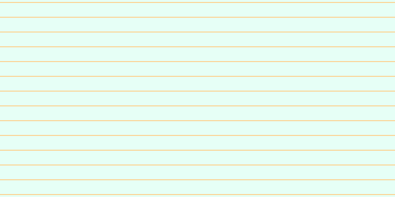#cffff0 (50%), #fcd393 horizontal lines, two pixels wide, twenty-eight pixels apart
