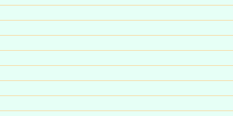 #cffff0 (50%), #fcd393 horizontal lines, two pixels wide, fifty pixels apart
