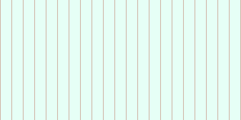 #cffff0 (50%), #caa393 vertical lines, two pixels wide, thirty-six pixels apart