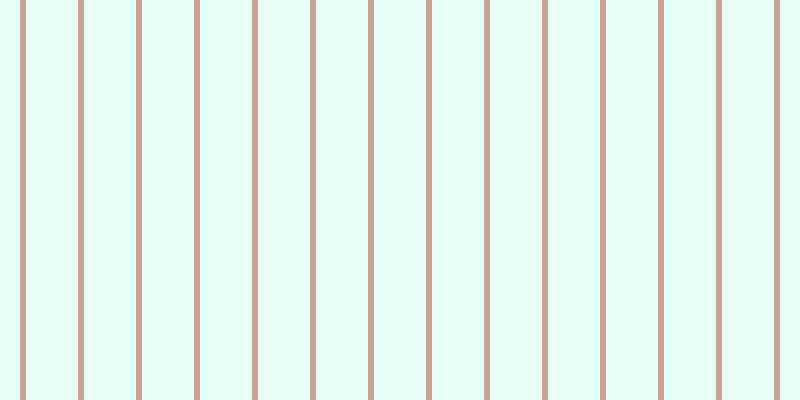 #cffff0 (50%), #caa393 vertical lines, six pixels wide, fifty-two pixels apart