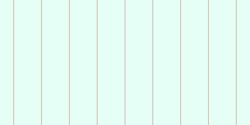 #cffff0 (50%), #caa393 vertical lines, two pixels wide, eighty-seven pixels apart