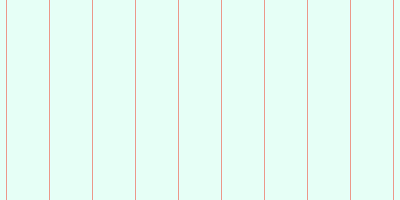 #cffff0 (50%), #eba393 vertical lines, two pixels wide, eighty-four pixels apart
