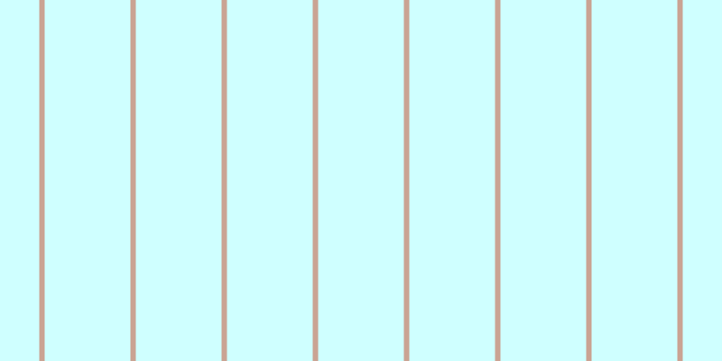 #cfffff, #caa393 vertical lines, six pixels wide, ninety-five pixels apart