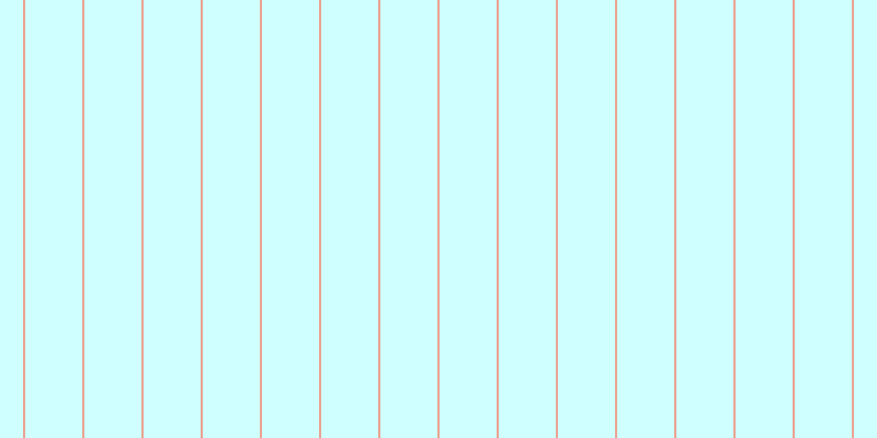 #cfffff, #eba393 vertical lines, two pixels wide, fifty-two pixels apart