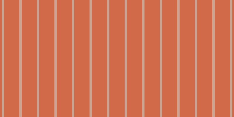 #d06a49, #caa393 vertical lines, eight pixels wide, fifty-two pixels apart