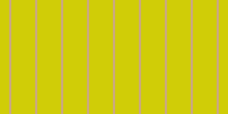 #d0cd07, #caa393 vertical lines, seven pixels wide, eighty-four pixels apart