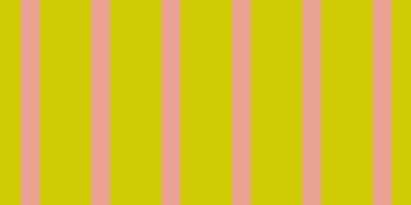 #d0cd07, #eba393 vertical lines, thirty-seven pixels wide, one hundred pixels apart