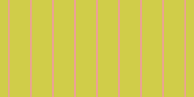 #d0cd49, #eba393 vertical lines, seven pixels wide, eighty-four pixels apart
