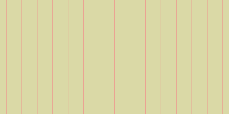 #d0cd8b (75%), #eba393 vertical lines, two pixels wide, fifty-two pixels apart