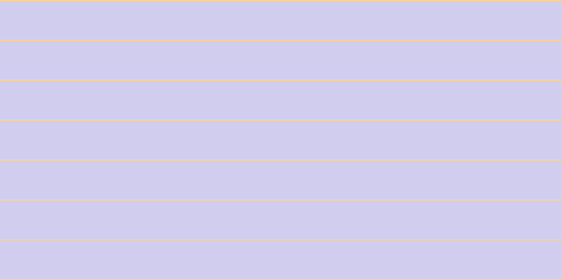#d0cdee, #fcd393 horizontal lines, two pixels wide, fifty-five pixels apart