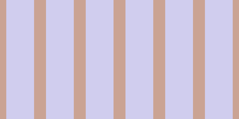 #d0cdee, #caa393 vertical lines, forty pixels wide, ninety-three pixels apart