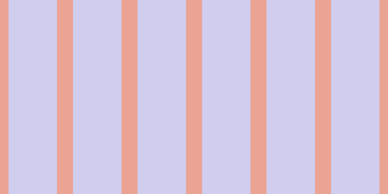 #d0cdee, #eba393 vertical lines, thirty-three pixels wide, one hundred pixels apart