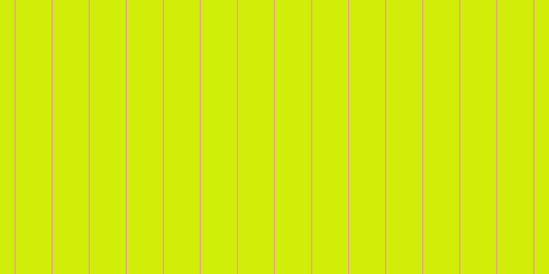 #d0ee07, #eba393 vertical lines, two pixels wide, fifty-two pixels apart