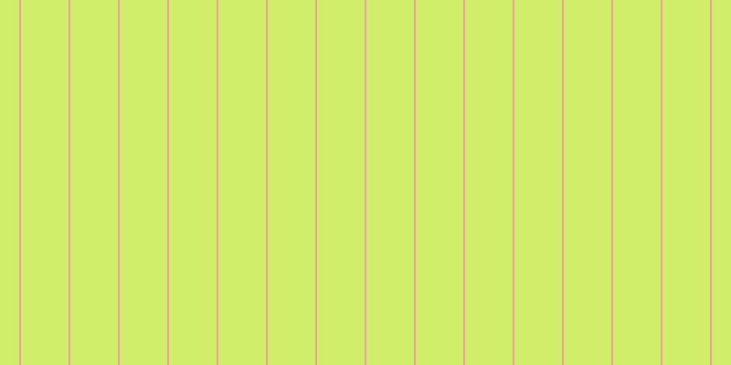 #d0ee6a, #eba393 vertical lines, two pixels wide, fifty-two pixels apart