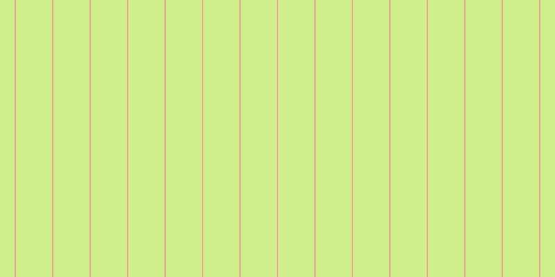 #d0ee8b, #eba393 vertical lines, two pixels wide, fifty-two pixels apart