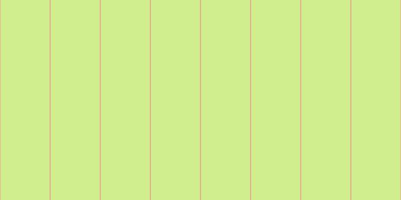 #d0ee8b, #eba393 vertical lines, two pixels wide, ninety-eight pixels apart