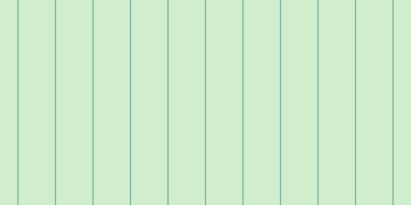 #d0eecd, #67a393 vertical lines, two pixels wide, seventy-one pixels apart