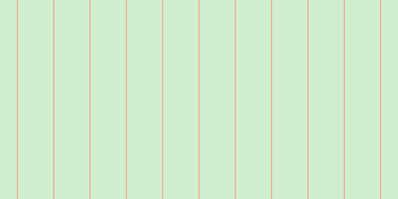 #d0eecd, #eba393 vertical lines, two pixels wide, seventy-one pixels apart