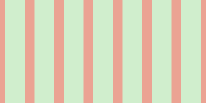 #d0eecd, #eba393 vertical lines, thirty-seven pixels wide, seventy-seven pixels apart