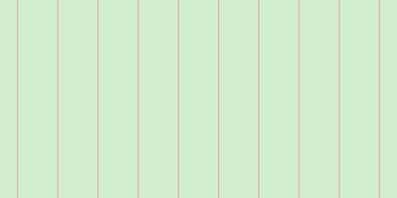 #d0eecd, #eba393 vertical lines, two pixels wide, seventy-nine pixels apart