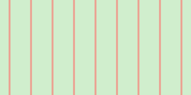 #d0eecd, #eba393 vertical lines, eight pixels wide, eighty-two pixels apart