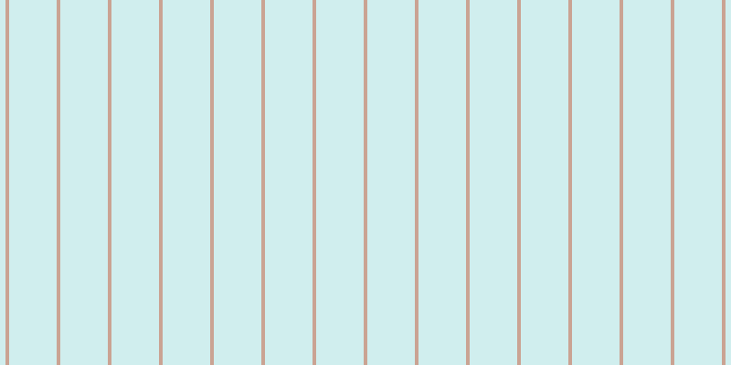 #d0eeee, #caa393 vertical lines, four pixels wide, fifty-two pixels apart
