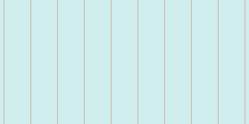 #d0eeee, #caa393 vertical lines, two pixels wide, eighty-four pixels apart