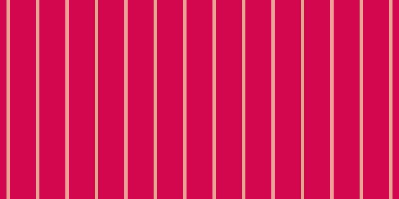 #d2074e, #eba393 vertical lines, seven pixels wide, fifty-two pixels apart