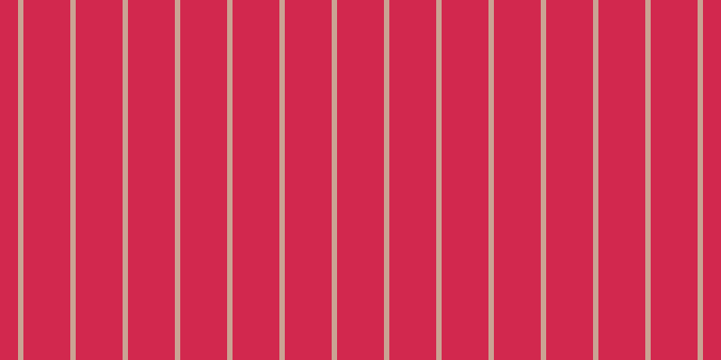 #d2284e, #caa393 vertical lines, six pixels wide, fifty-two pixels apart